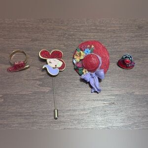 Red Hat Society and red hat accessories!